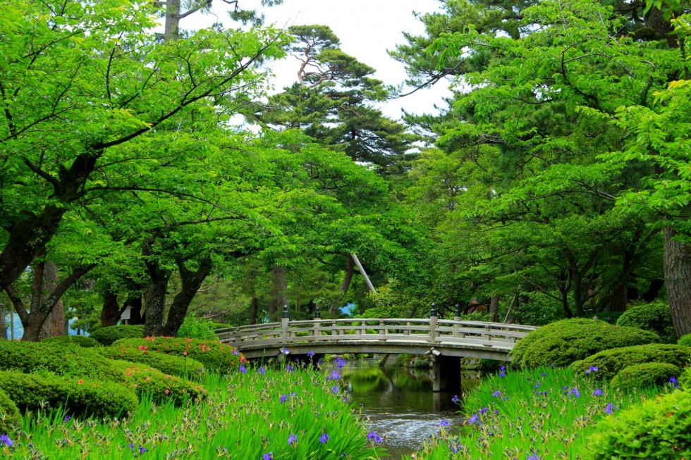 Один из красивейших парков Японии. Сад Кэнроку-эн 